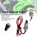 12V LED Turn Signal Indicator Light 8mm Universal Motorcycle For Yamaha