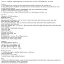 923-127 3rd Brake Light Stop Lamp For Ford Transit 150 250 350 350HD 18-2019 Red