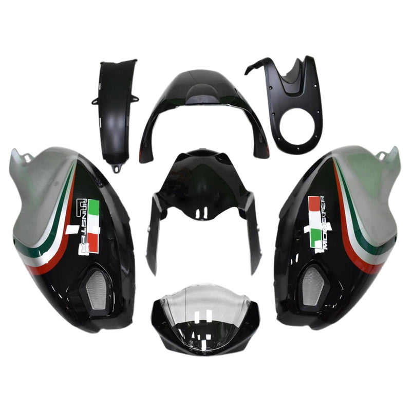Amotopart Ducati Monster 696 796 1100 S EVO all years Fairing Kit Bodywork