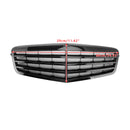 Black Front Grille Grill Fit Mercedes-Benz E Class W212 E350 E550 2010-2013