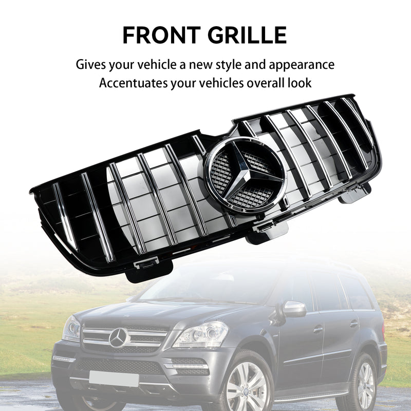 Mercedes-Benz GL X164 GL450 GL500 2010-12 Chrome Front Bumper Grill Grille