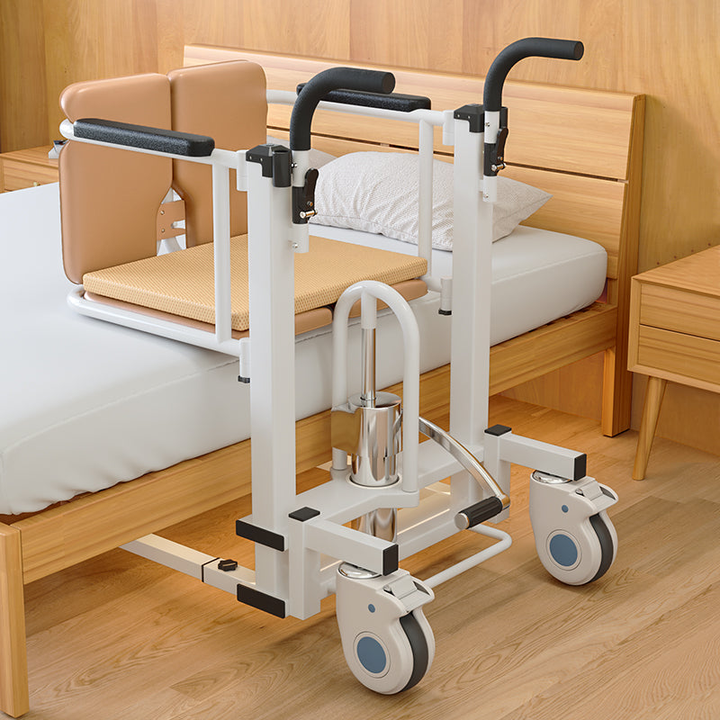 Patient Chair Hydraulic Transferred Lift Wheelchair w/180°Split Seat And Table