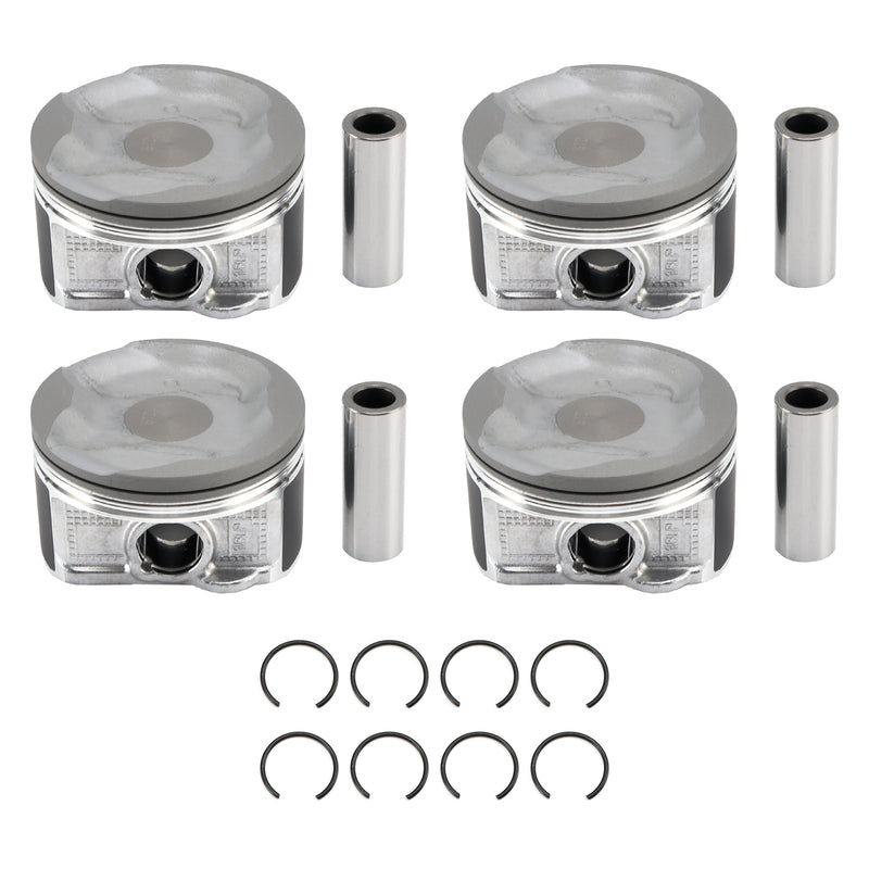 2TRFE 2.7L Engine Rebuild Piston Gasket Timing Kit w/ Crankshaft Rods for Toyota