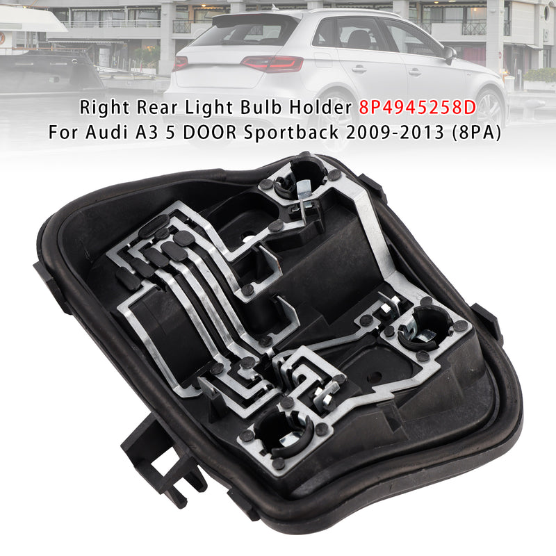 Right Rear Light Bulb Holder 8P4945258D For Audi A3 5 DOOR Sportback 2009-2013