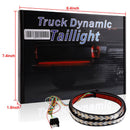 Car Truck LED TailLight Strip Turn Signal Lamp Flowing Dynamic Fish Bone 1.2 meters/1.5 meters