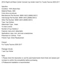 2PCS Right+Left Black Center Console Cup Holder Insert For Toyota Tacoma 05-17