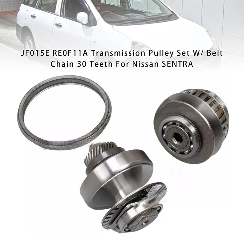 JF015E RE0F11A Transmission Pulley Set W/ Belt Chain 30 Teeth For Nissan SENTRA