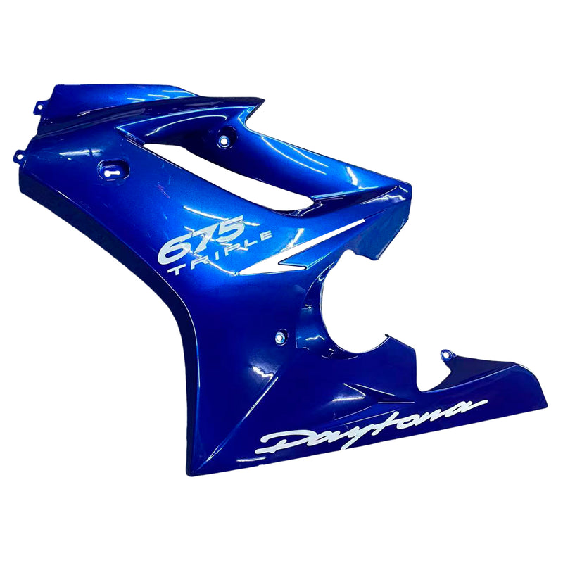 Fit For Triumph Daytona 675 2009-2012 Blue Bodywork Fairing ABS Injection Molding Generic