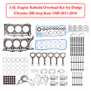 3.6L Engine Rebuild Overhaul Kit for Dodge Chrysler 200 Jeep Ram 1500 2011-2016