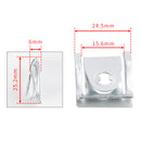 5 Pack D Ring Quick Release Fairing Fasteners Quarter Turn Bolts Motorcycle 14mm