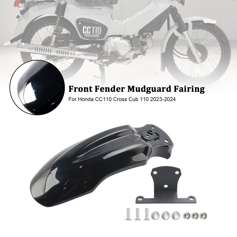 Front Fender Mudguard Fairing For Honda CC110 Cross Cub 110 2023-2024