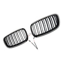 2007-2014 For BMW X6 E71 Gloss Black Front Bumper Kidney Grill Grille 51137185223 51137185224