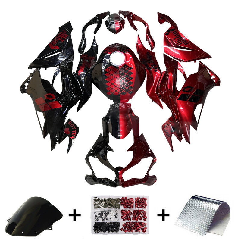 Injection Fairing Kit Bodywork Plastic ABS fit For Kawasaki ZX6R 2019-2023