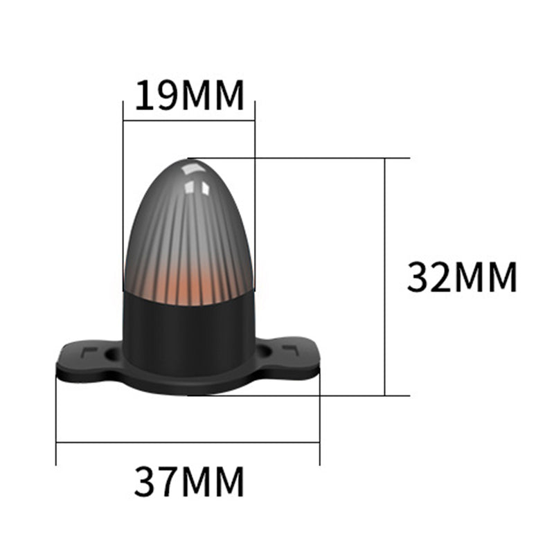 16Pcs Front Grille LED Flashing Lighting Bullet Head Appearance For Universal Car