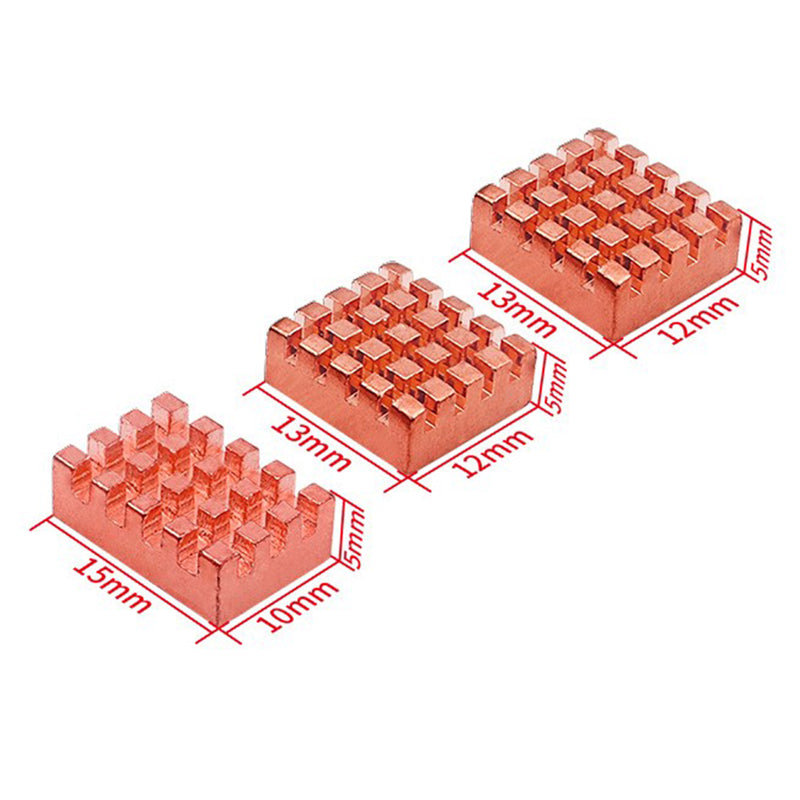 Quanzhi H618 Development Board Heat Sink Pure Copper Radiator For Kickpi K2B