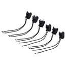 6-EV6 Fuel Injector Connector Plug Clip Pigtail Quick Disconnect Fit Hyundai