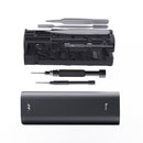 Precision Screwdriver Set 60-Pieces Hobby and Repair Set DIY PC Phone Hardware Electronic Devices Repair Watch Portable Compact 4mm Bits Slim Rotating Screwdriver Tweezers