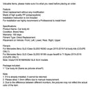 Mercedes Benz GLE63 W292 2015-2019 W166 Front Rear Bumper Body Kit COUPE ONLY