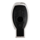 Benz GLC GLK CLS Leather Alloy Aluminum TPU Car Key Black Case Cover