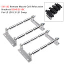 551532 Remote Mount Coil Relocation Brackets D580 D510C For LS LSX LS LS1 Swap