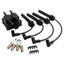 1997-2000 PLYMOUTH VOYAGER Ignition Coil Pack Spark Plug Wire Set UF189 UF403 UF410