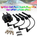 1997-2000 PLYMOUTH VOYAGER Ignition Coil Pack Spark Plug Wire Set UF189 UF403 UF410