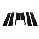 Jeep Compass 2008-2016 6× PVC Black Window Pillar Posts Decal Sticker Cover