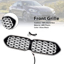 2020-2023 Fit BMW 2 Series F44 Coupe Diamond Gloss Black Front Grille Grill
