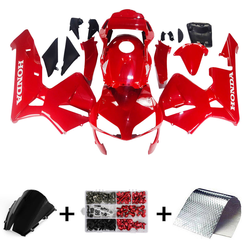 Fairings 2003-2004 Honda CBR 600 RR Red Honda Racing Generic