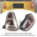 L&R LED Tail lights w/ Turn Signal Lamps For BMW Mini Cooper R50 R52 R53