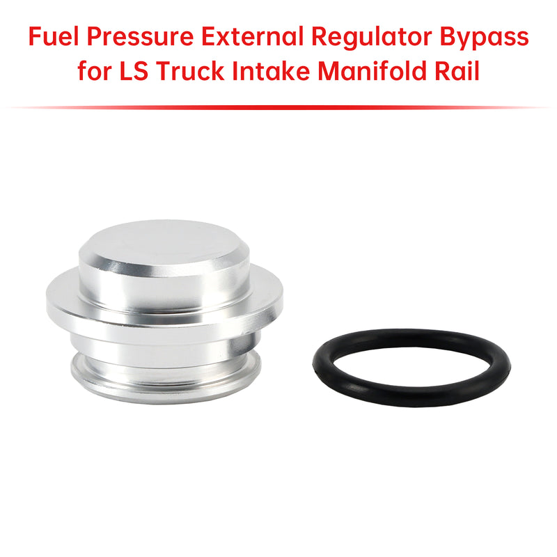 Fuel Pressure External Regulator Bypass for LS Truck Intake Manifold Rail