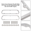 Valve Cover Spacers Kit with Bolts For Ford 1/2 inch Small Block 289 302 351W
