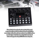 V8s Sound Card Live Sound Card Set for Podcast Record Sing Streaming and Gaming