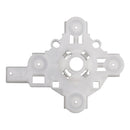 Left Car Side Mirror Glass Lens White Plastic Bracket Clip Holder for Honda