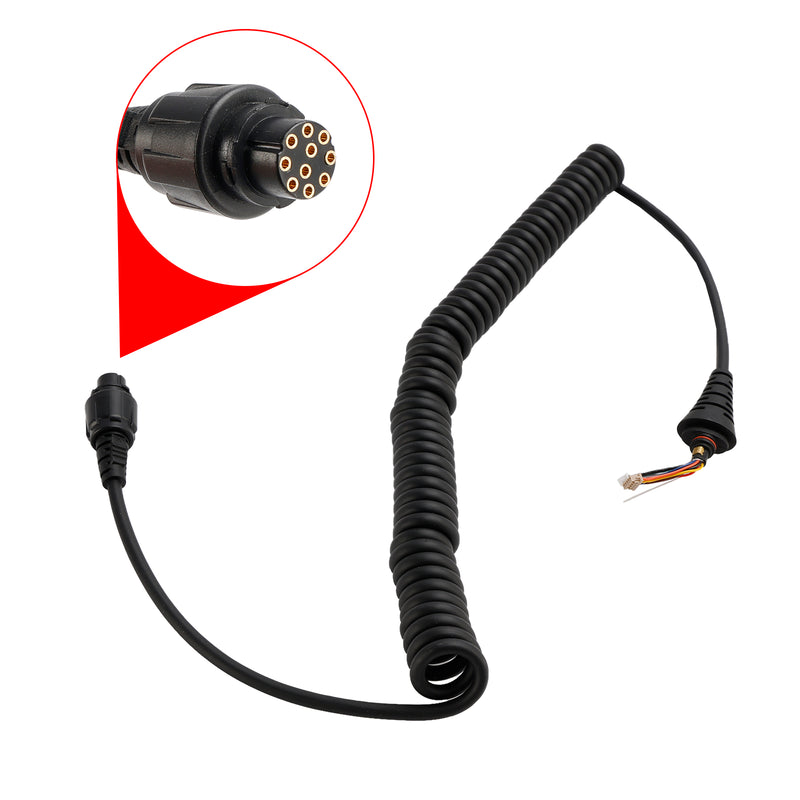 Car SM25A1 Display Screen Hand Microphone Cable For Hytera RD620 MT680 MT68plus