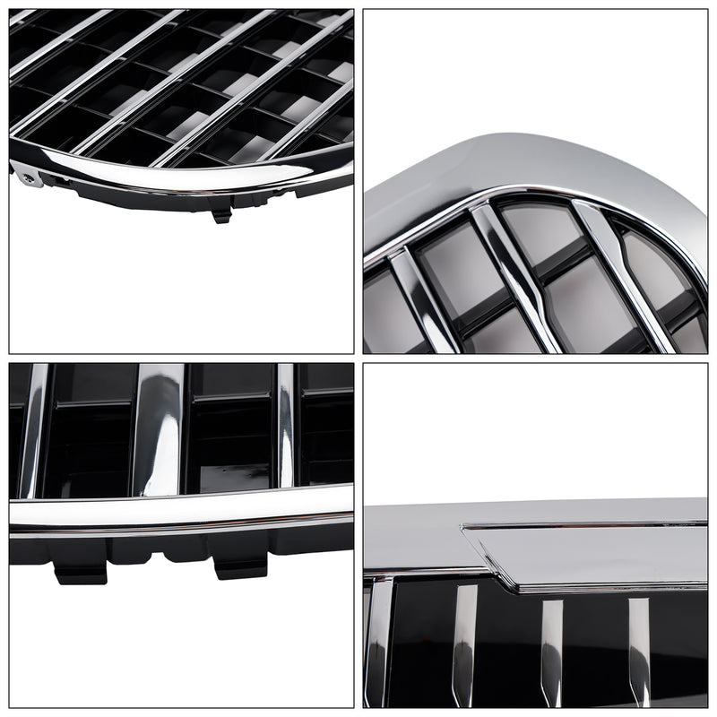 Chrome Front Bumper Grille Grill Fit Mercedes S class W223 S580 S680 2021-23