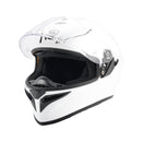 DOT Motorcycle Helmet Adult Street Full Face White