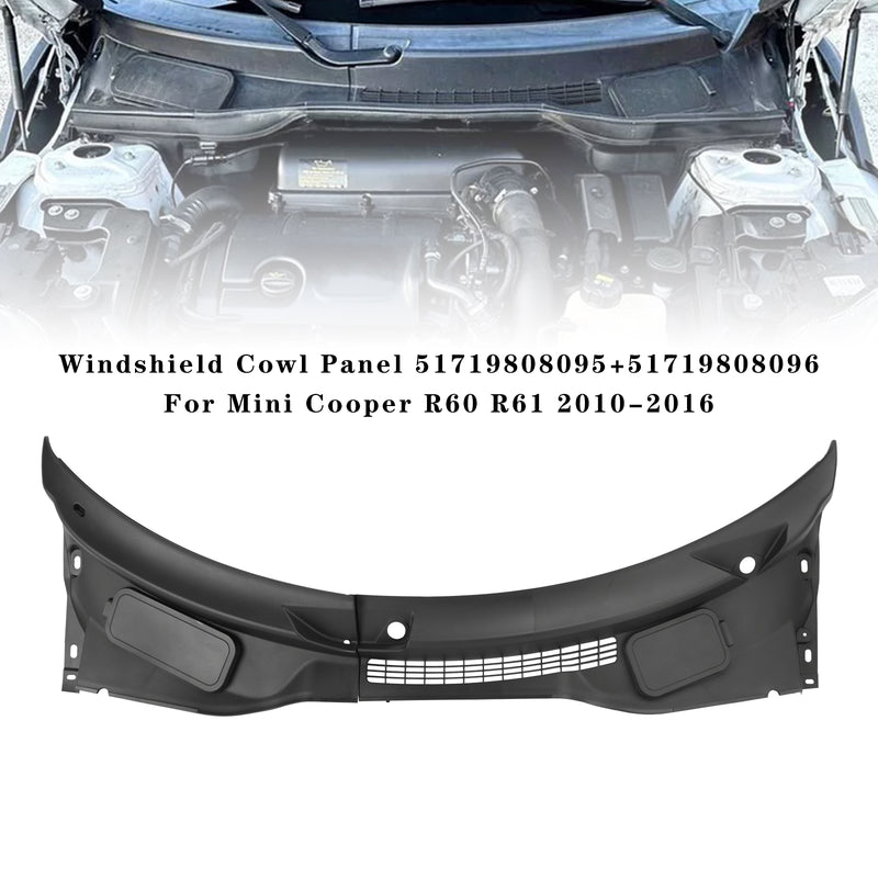 Windshield Cowl Panel 51719808095+51719808096 For Mini Cooper R60 R61 2010-2016
