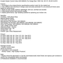 Coolant Heater Control Valve 52014892AC For Dodge Ram 1500 2013-2018