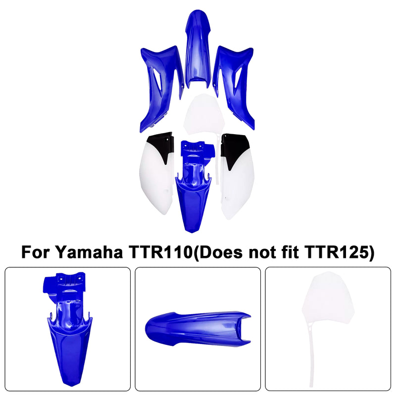 Body Plastic Kit Fender Fairing For Yamaha TTR110 DIRT BIKE