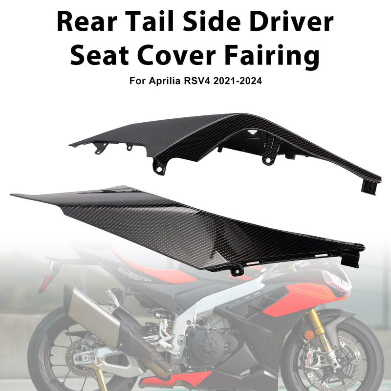 Rear Tail Side Driver Seat Cover Fairing For Aprilia RSV4 2021-2024