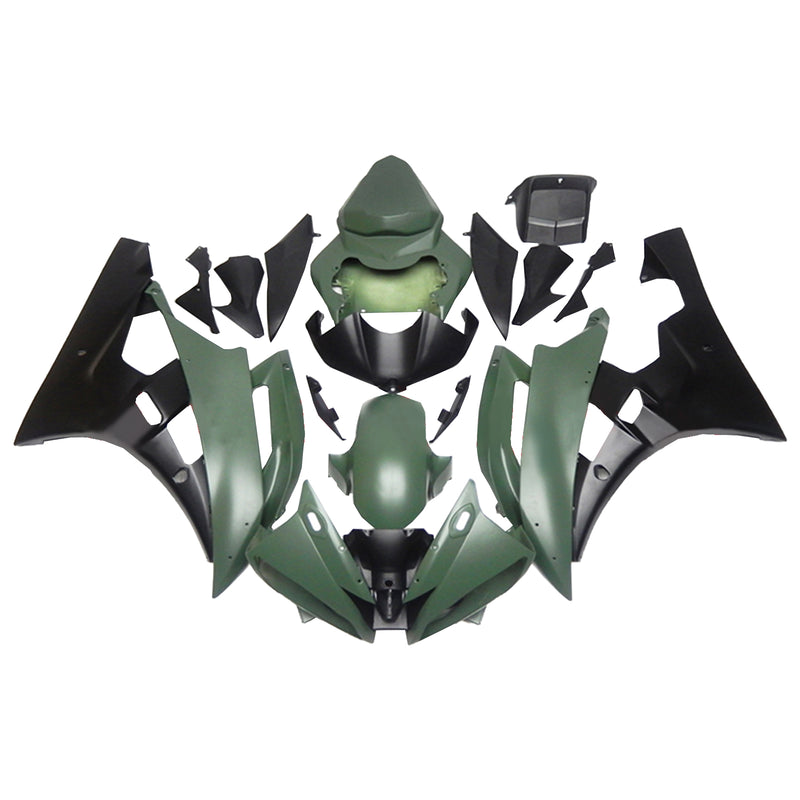 Amotopart Yamaha YZF 600 R6 2006-2007 Fairing Kit Bodywork Plastic ABS