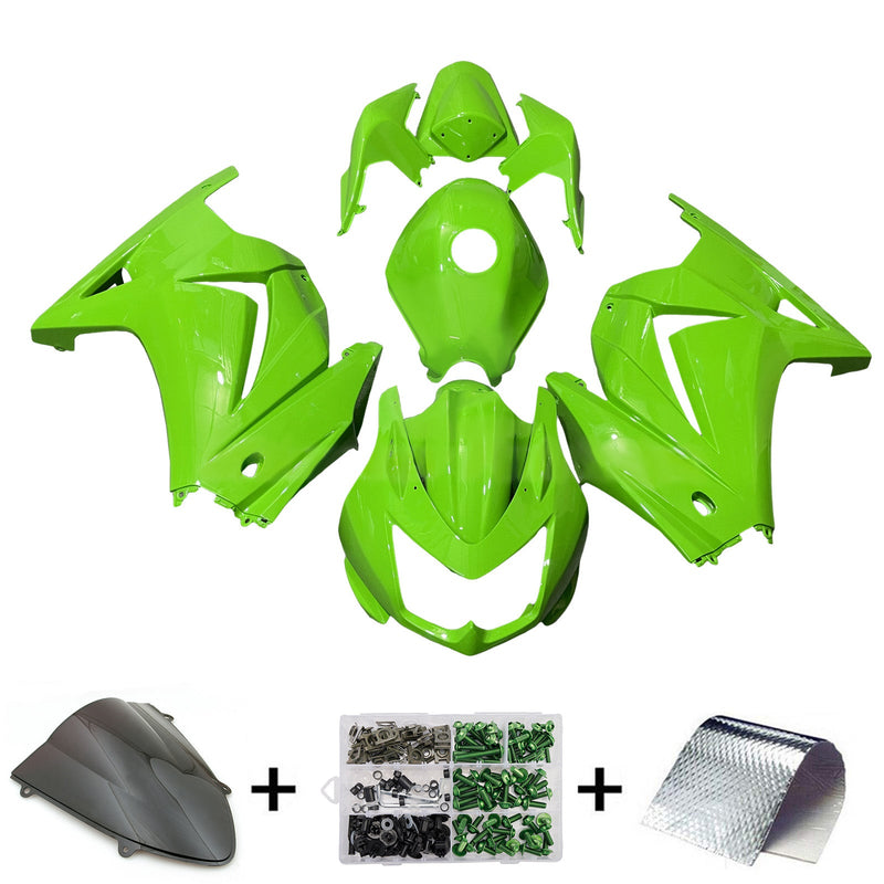 Injection Fairing Kit Bodywork Plastic ABS fit For Kawasaki EX250 Ninja250R 2008-2012
