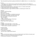 Rear Driveshaft Prop Shaft 26103402136 For BMW X3 E83 2.5 i 3.0 i xDrive Petrol