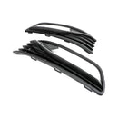 VW Polo 6R 2014-2017 Pair Front Bumper Fog Light Cover Grill Grille