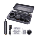 220RPM 38-in-1 Multi-Function 3.6V Electric Screwdriver Set 2000mAh Li-Ion Battery with Charging Base and LED Lighting 4N.m Torque Repair Tool for Electronics Phone Camera Laptop Watch