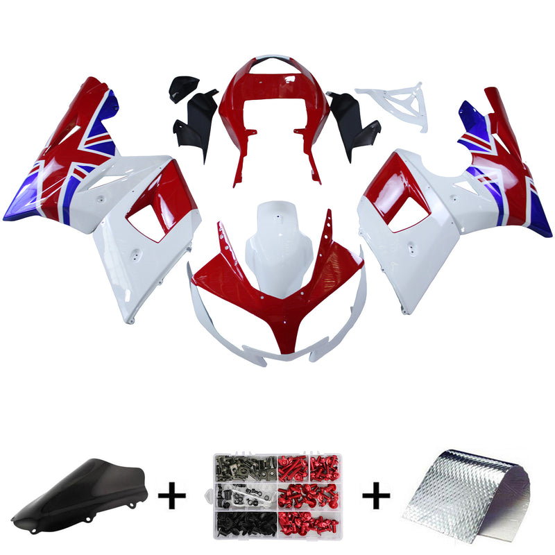 Amotopart Triumph Daytona 600 650 2002-2005 Fairing Kit Bodywork Plastic ABS