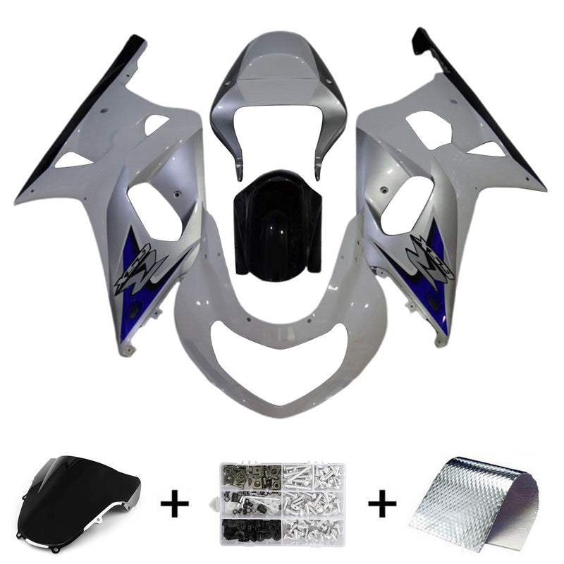 Amotopart Suzuki GSXR1000 2000-2002 K1 K2 Fairing Kit Bodywork Plastic ABS