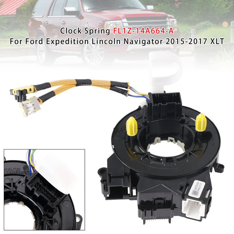 Clock Spring FL1Z-14A664-A For Ford Expedition Lincoln Navigator 2015-2017 XLT