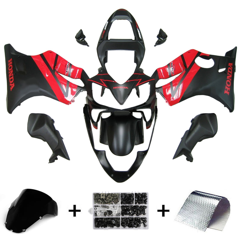 Amotopart Honda CBR600 F4i 2001-2003 Fairing Kit Bodywork Plastic ABS